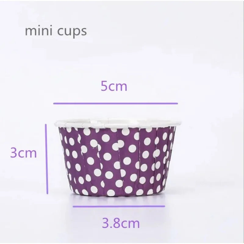 50pc Mini Paper Favor Containers - Wedding & Anniversary Party Supplies